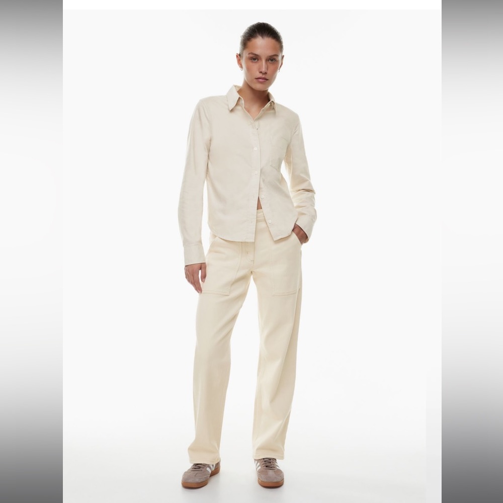 Wilfred Cream Wide Leg Pants